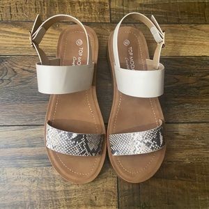 Snakeskin Sandals